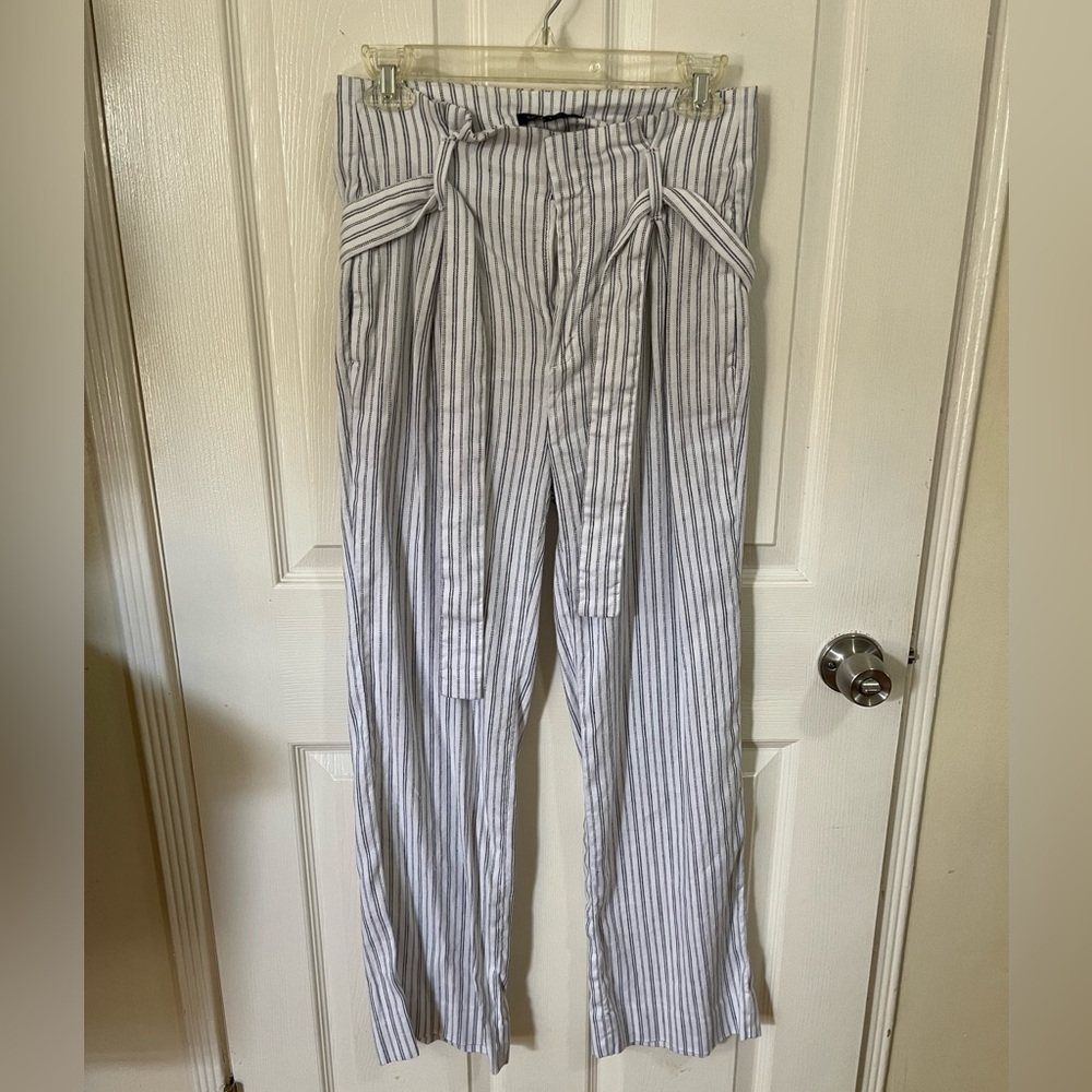Banana Republic linen tie waist pants